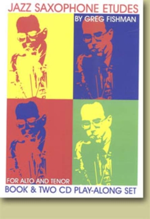 Jazz Saxophon Etudes vol.1  (+2CD's) for alto and tenor saxophones