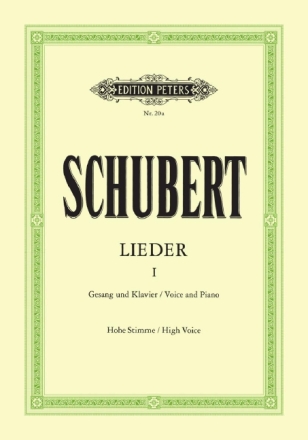 Lieder Band 1 f�r Gesang (hoch) und Klavier (dt)
