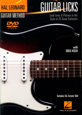 Guitar Licks - Lead Lines and Phrases DVD
