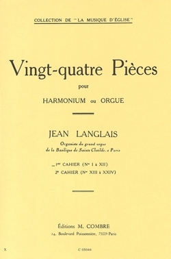 24 pi�ces vol.1 (nos.1-12) pour harmonium (orgue)