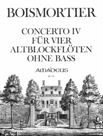Concerto Nr.4 f�r 4 Altblockfl�ten ohne Bass