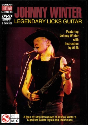 Johnny Winter - Legendary Licks Guitar GITARRE DVD