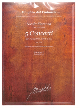 5 Concerti Vol.1 per violoncello, archi e b.c.
