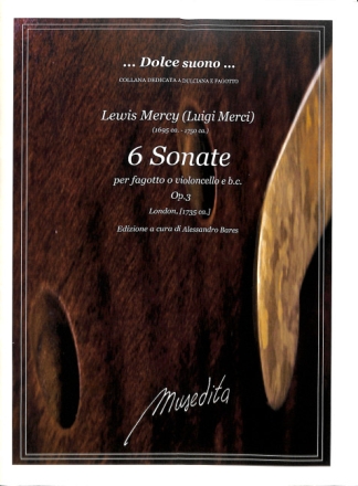 6 Sonate op.3 per fagotto o violoncello e b.c.
