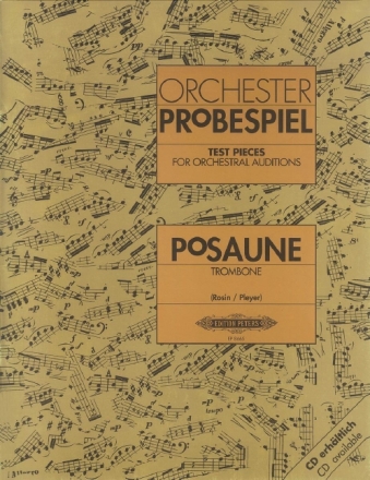 Orchester Probespiel f�r Posaune Sammlung wichtiger Passagen aus Opern- und Konzertliteratur