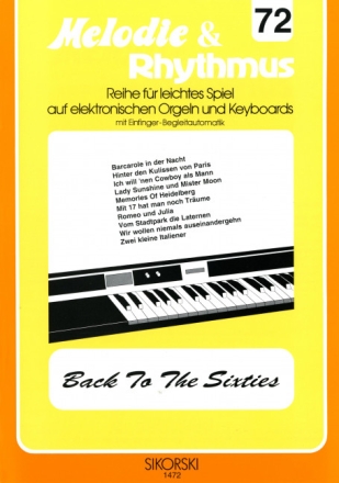 Back to the Sixties: f�r E-Orgel / Keyboard