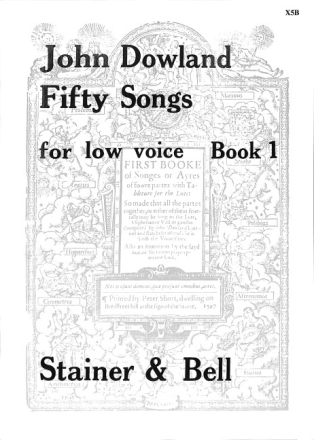 50 Songs vol.1 (Nos.1-25) for low voice and piano