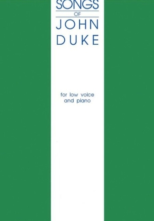 John Duke, The Songs of John Duke Low Voice Buch