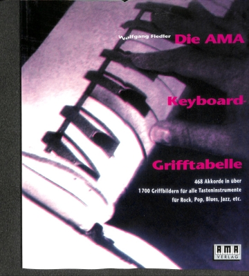 Die AMA Keyboard-Grifftabelle Akkord-Griffbilder f�r Tasteninstrumente