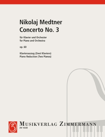 Konzert Nr.3 op.60 f�r Klavier und Orchester f�r 2 Klaviere