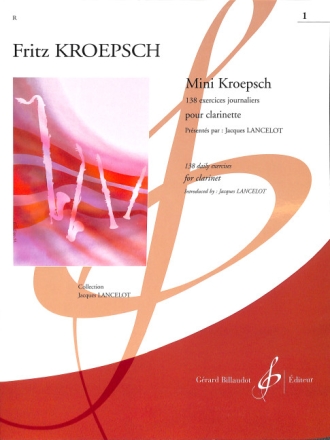 Mini Kroepsch vol.1 (elementaire) pour clarinette