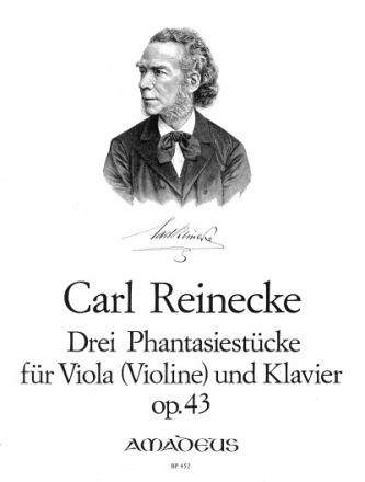3 Fantasiest�cke op.43 f�r Viola (Violine) und Klavier