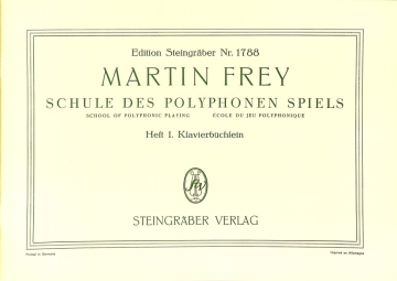 Schule des polyphonen Spiels op.32 Band 1 f�r Klavier