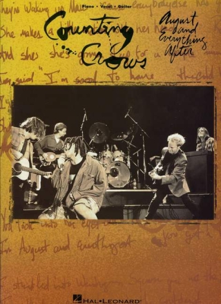 Counting Crows: August and Everything after for Piano/Voice/Guitar Songbook
