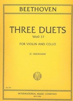 3 Duets WoO37 for violin and cello