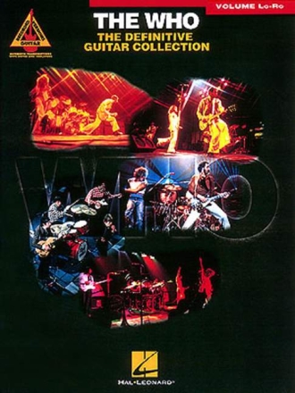 THE WHO: THE DEFINITIVE COLLECTION vol. Lo-R guitar-tab / recorded version