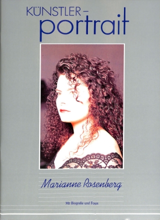 K�nstlerportrait Marianne Rosenberg mit Biographie und Fotos 