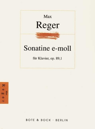 Sonatine e-Moll op.89,1 f�r Klavier