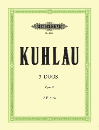 3 Duos op.10 f�r 2 Fl�ten Stimmen