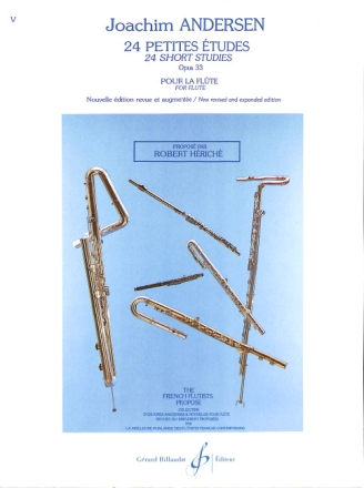 24 petites �tudes op.33 pour fl�te