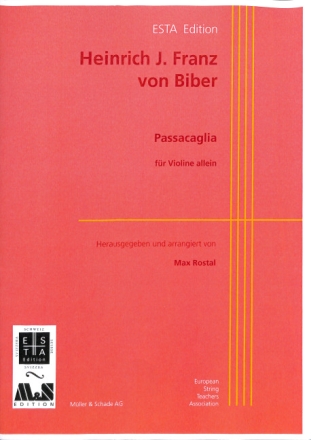 Passacaglia f�r Violine solo