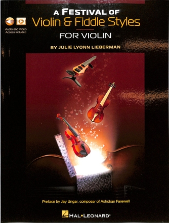 A Festival of Violin & Fiddle Styles for Violin VIOLIN Buch + Online Media