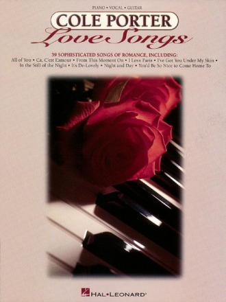 Cole Porter, Cole Porter Love Songs piano, vocal and guitar buch
