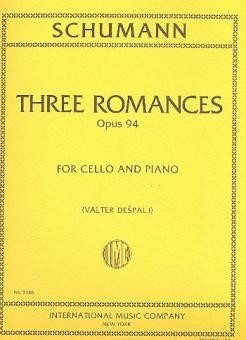 3 Romances op.94 for cello and piano