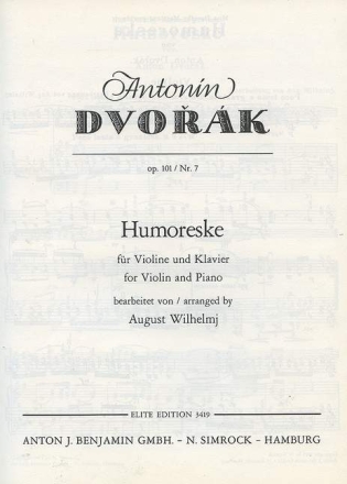 Humoreske op.101,7 f�r Violine und Klavier