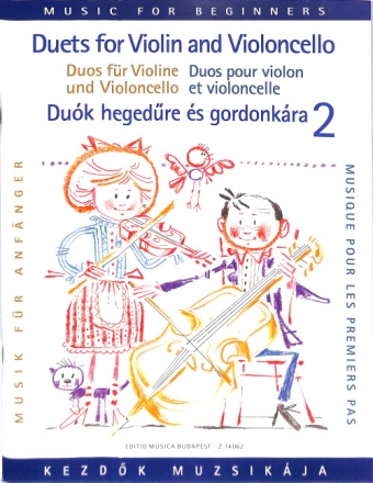 Duos f�r Anf�nger Band 2 f�r Violine und Violoncello