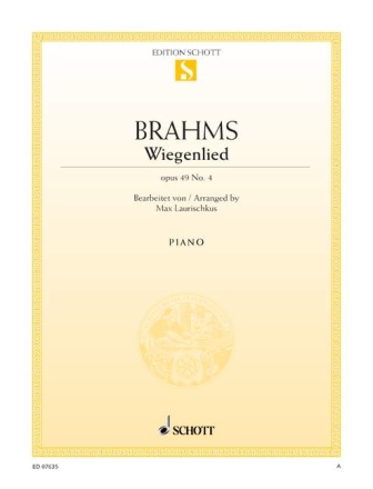 Wiegenlied op.49,4 f�r Klavier