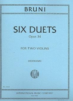 6 Duets op.34 for 2 violins