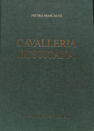 Cavalleria rusticana Klavierauszug (it/en, gebunden)