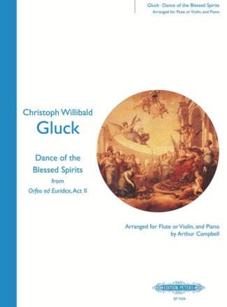 Dance of the blessed spirits for flute or violin and piano