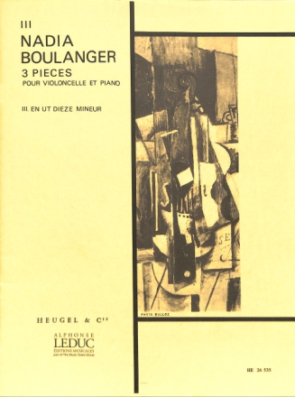 3 Pi�ces - No.3 en ut di�ze mineur pour violoncelle et clavecin piano