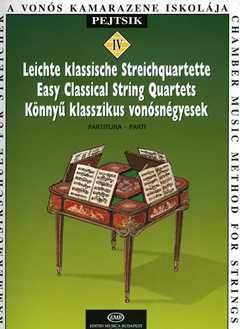 Leichte klassische Streichquartette Partitur und Stimmen 