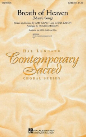 Amy Grant_Chris Eaton, Breath of Heaven SAB Chorpartitur