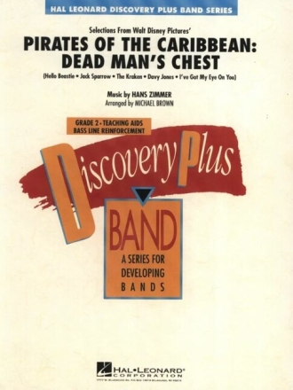 Hans Zimmer, Pirates of the Caribbean: Dead Man's Chest Concert Band/Harmonie Partitur + Stimmen