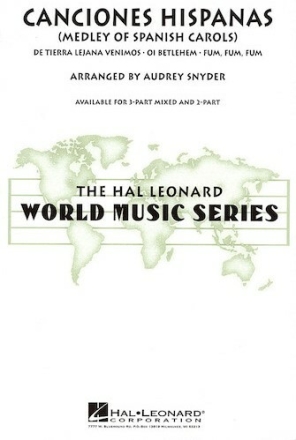 Canciones Hispanas 3-Part Choir Chorpartitur