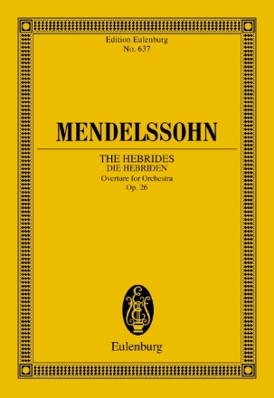 Die Hebriden op.26 f�r Orchester Studienpartitur