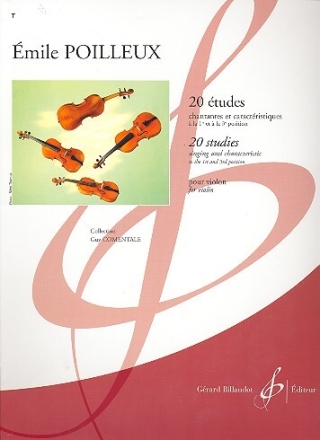 20 �tudes chantantes et caracteristiques pour violon