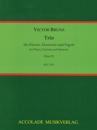 Trio op.91 f�r Klarinett, Fagott und Klavier Partitur und Stimmen