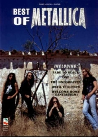 Best of Metallica: Songbook piano/vocal /guitar