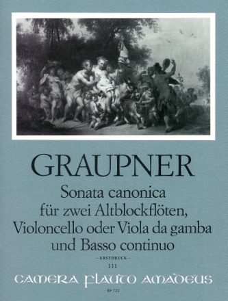 Sonata canonica f�r 2 Altblockfl�ten, Violoncello (Viola da gamba) und Bc