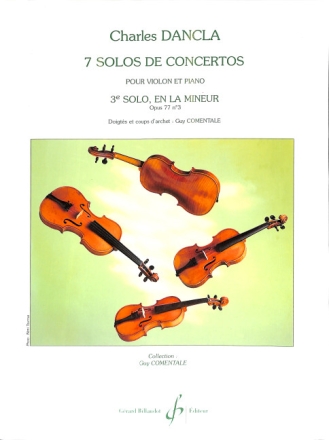 Solo de concerto la mineur op.77,3 POUR VIOLON ET PIANO