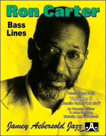 Ron Carter Bass Lines no.1 vol.6 All bird for double bass