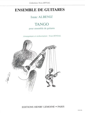 Tango pour 5 guitares partition et parties