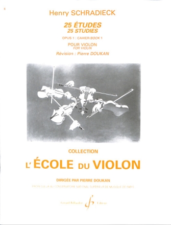 25 �tudes vol.1 (nos.1-13) pour violon
