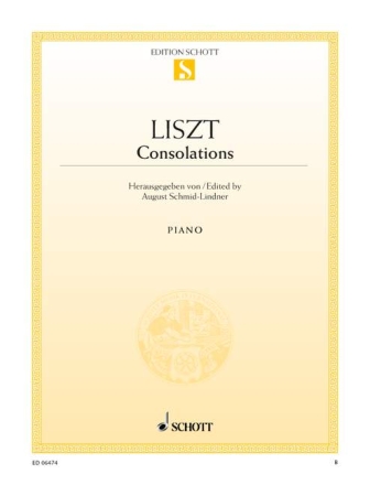 Consolations Nr.1-6 f�r Klavier