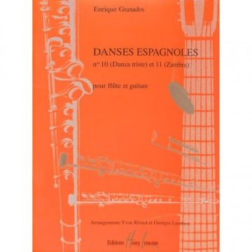 Danses espagnoles nos.10 et 11 pour fl�te et guitare